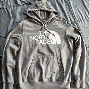 The North Face Gray Sweatshirt Classic Logo